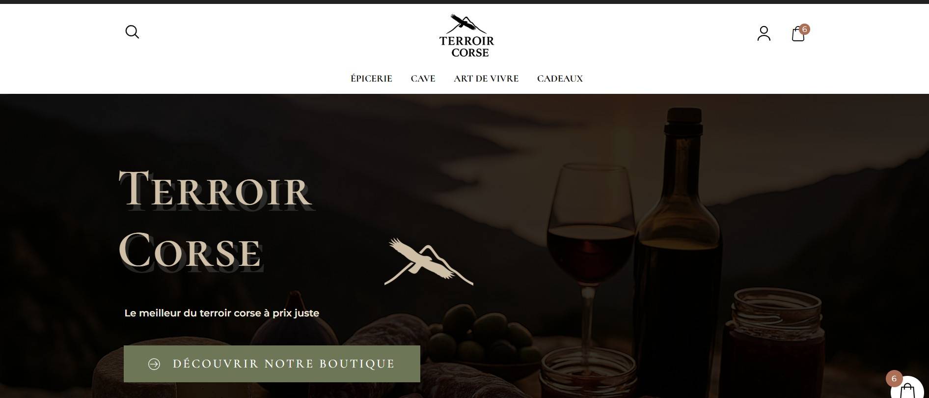 Terroir Corse : vente en ligne et livraison de produits artisanaux et traditionnels corses